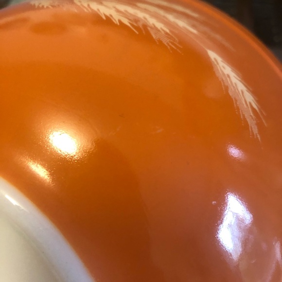 Set of 2 Pyrex wheat mixing bowls - Picture 4 of 11